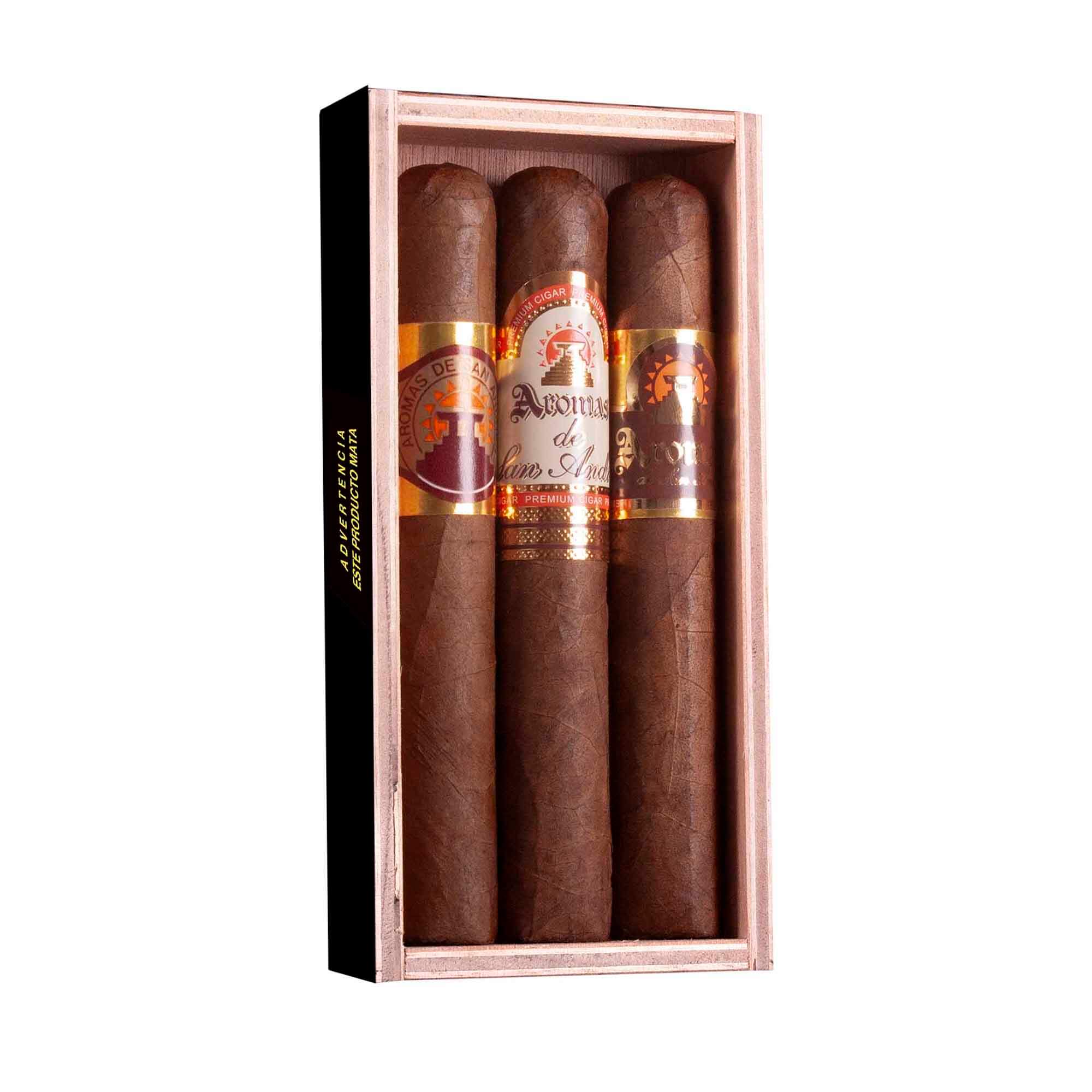 AROMAS SAN ANDRES ROBUSTO RESPALDO CON 3 PUROS - Image 3