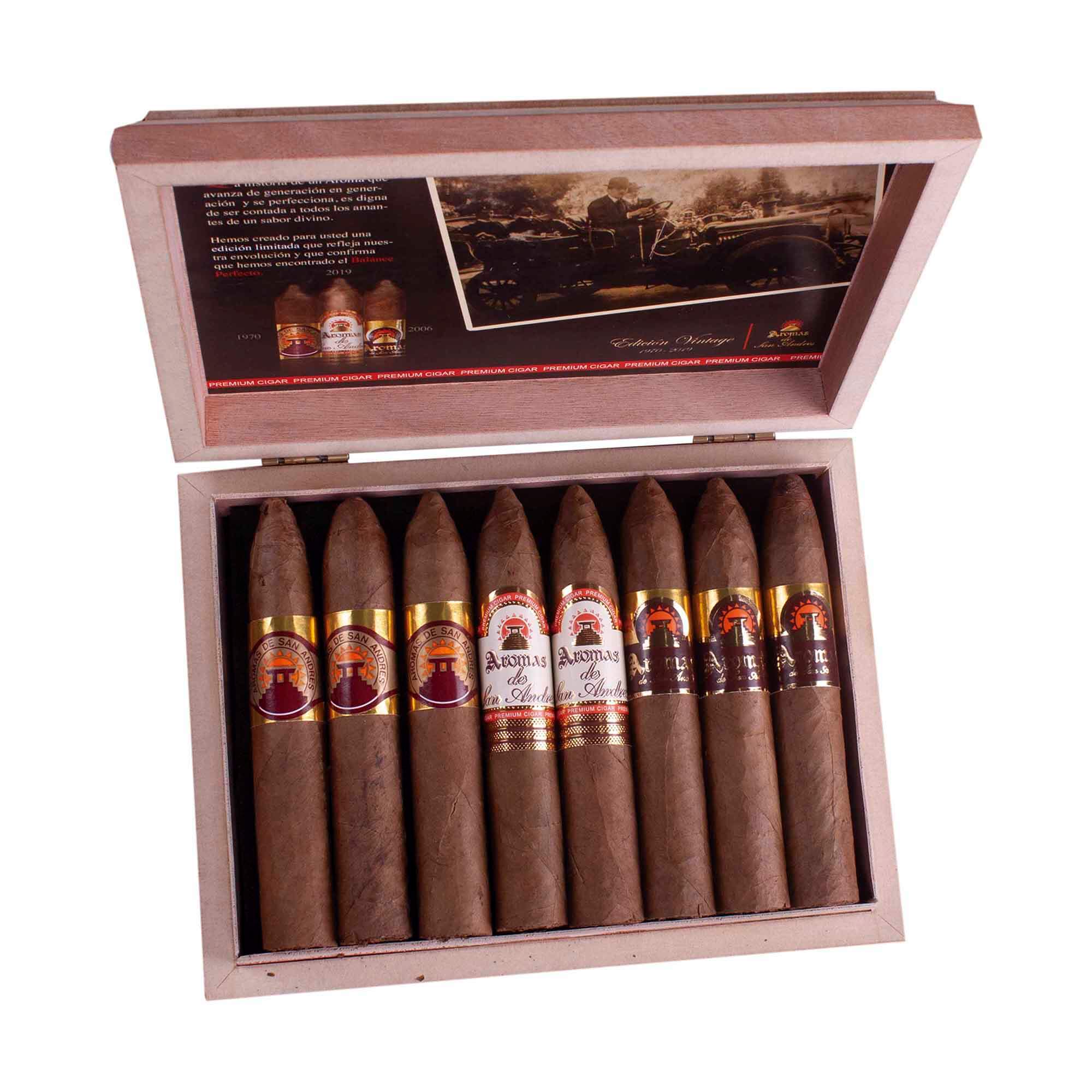 AROMAS SAN ANDRES TORPEDO CORTO 5X52 CAJA CON 8 PUROS - Image 2