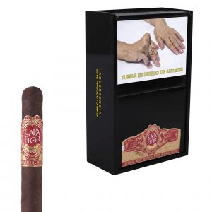 CAPA FLOR # 4 CAJA VERTICAL CON 10 PUROS