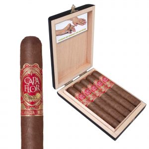 CAPA FLOR ROBUSTO CAJA CON 5 PUROS