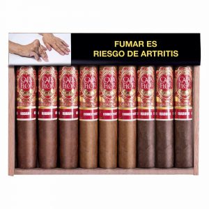 CAPA FLOR ROBUSTO SAMPLER PREMIUM RESPALDO CON 9 PUROS