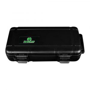 HUMIDOR PARA VIAJE 5P, PARA OUTDOORS, ELEGANTE Y PRACTICO, NEGRO.