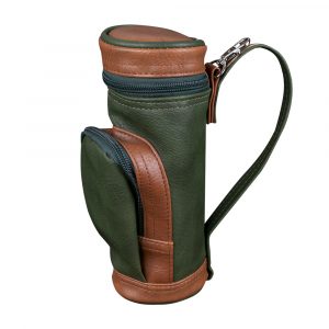 HUMIDOR TRAVEL VERTICAL DISEÑO BOLSA DE GOLF PARA 8 PUROS CON CIERRE