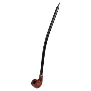 PIPA LARGA MARMOLEADA COLOR CAFE