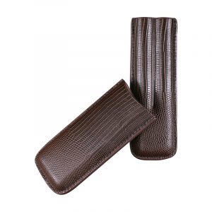 PURERA COLOR CAFE TEXTURA REPTIL PARA 2 PUROS