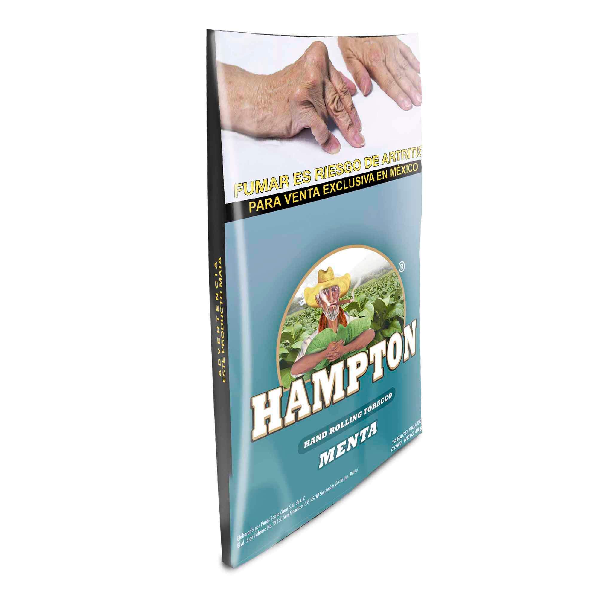 TABACO PICADO HAMPTON MENTA 20 GRAMOS - Image 3