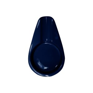 CENICERO DE MADERA PARK LANE DISEÑO GOTA DE AGUA EN COLOR AZUL MARINO BRILLANTE