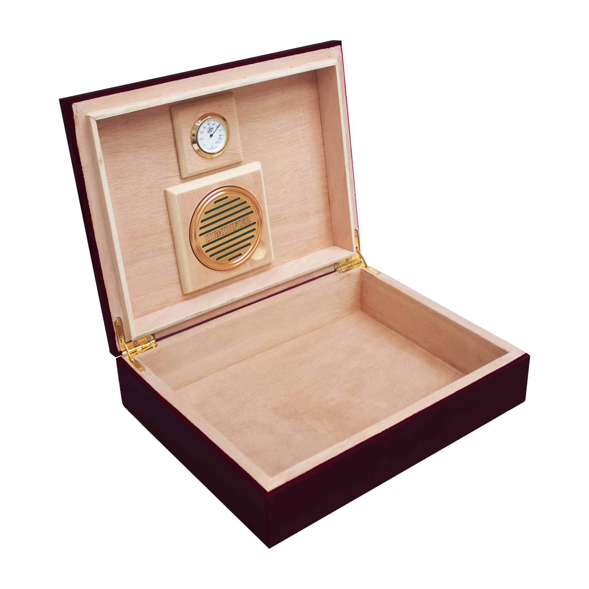 HUMIDOR JUNIOR PARA 24 PUROS EN COLOR CAOBA INGLESA - Image 4