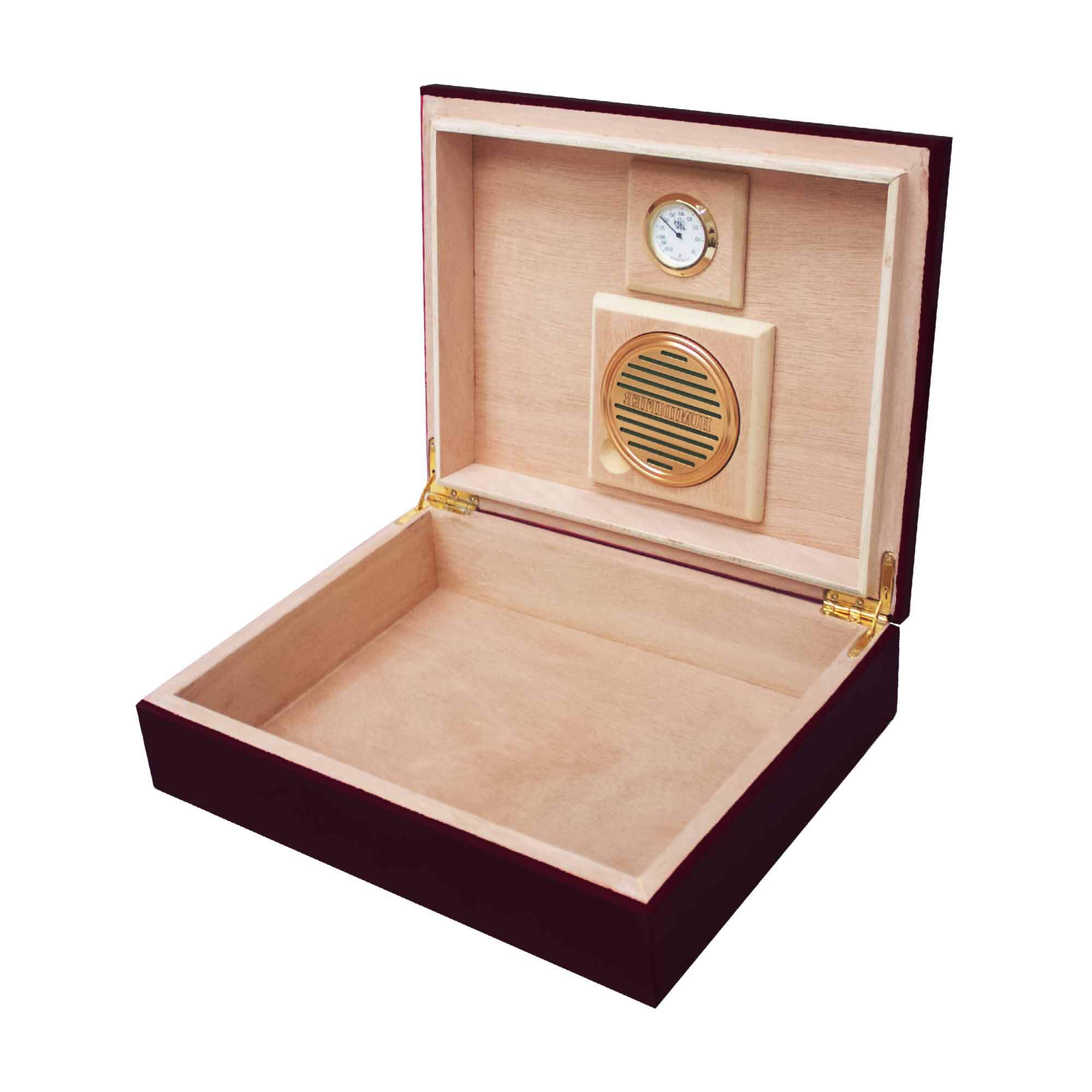 HUMIDOR JUNIOR PARA 24 PUROS EN COLOR CAOBA INGLESA - Image 5