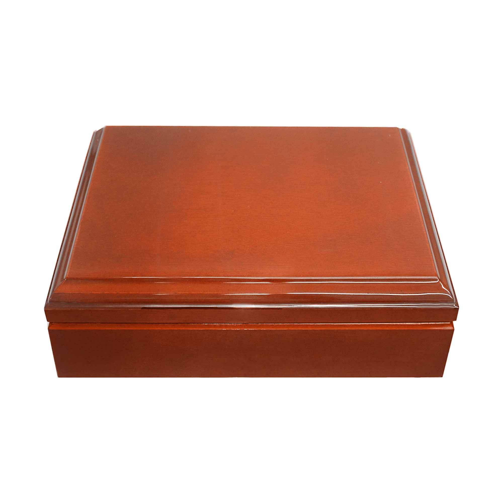 HUMIDOR JUNIOR PARA 24 PUROS EN COLOR CEDRO