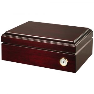 HUMIDOR PARA 75 PUROS EN CAOBA INGLESA