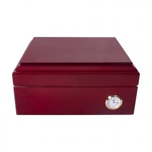 HUMIDOR PARA 50 PUROS EN COLOR CAOBA