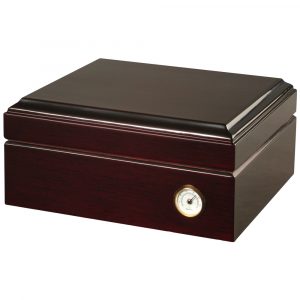 HUMIDOR FOR 50C BURGUNDY GLOSS COLOR