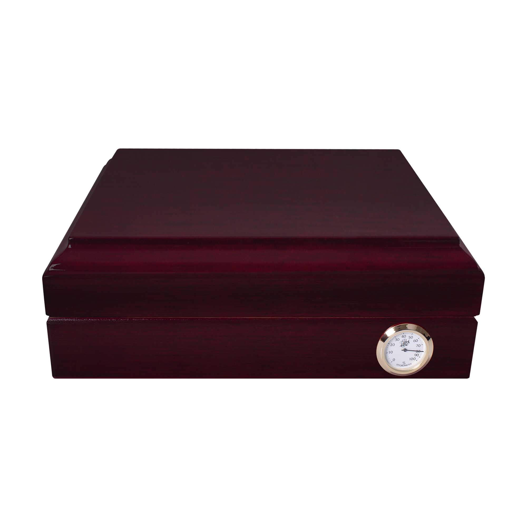 HUMIDOR PARA 30 PUROS EN COLOR CAOBA INGLESA