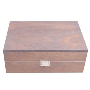 HUMIDOR PARK LANE CHICO ASH GREY PARA 30 PUROS SERIE NATURAL OILS