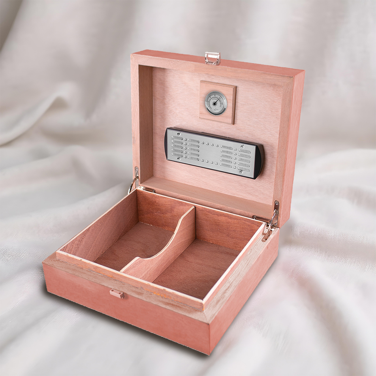 HUMIDOR PARK LANE CHICO RED MAHOGANY PARA 30 PUROS SERIE NATURAL OILS - Image 2