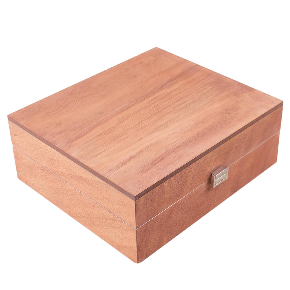 HUMIDOR PARK LANE CHICO RED MAHOGANY PARA 30 PUROS SERIE NATURAL OILS - Image 3