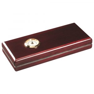 HUMIDOR TRAVEL PARK LANE FOR 3C IN BURGUNDY GLOS