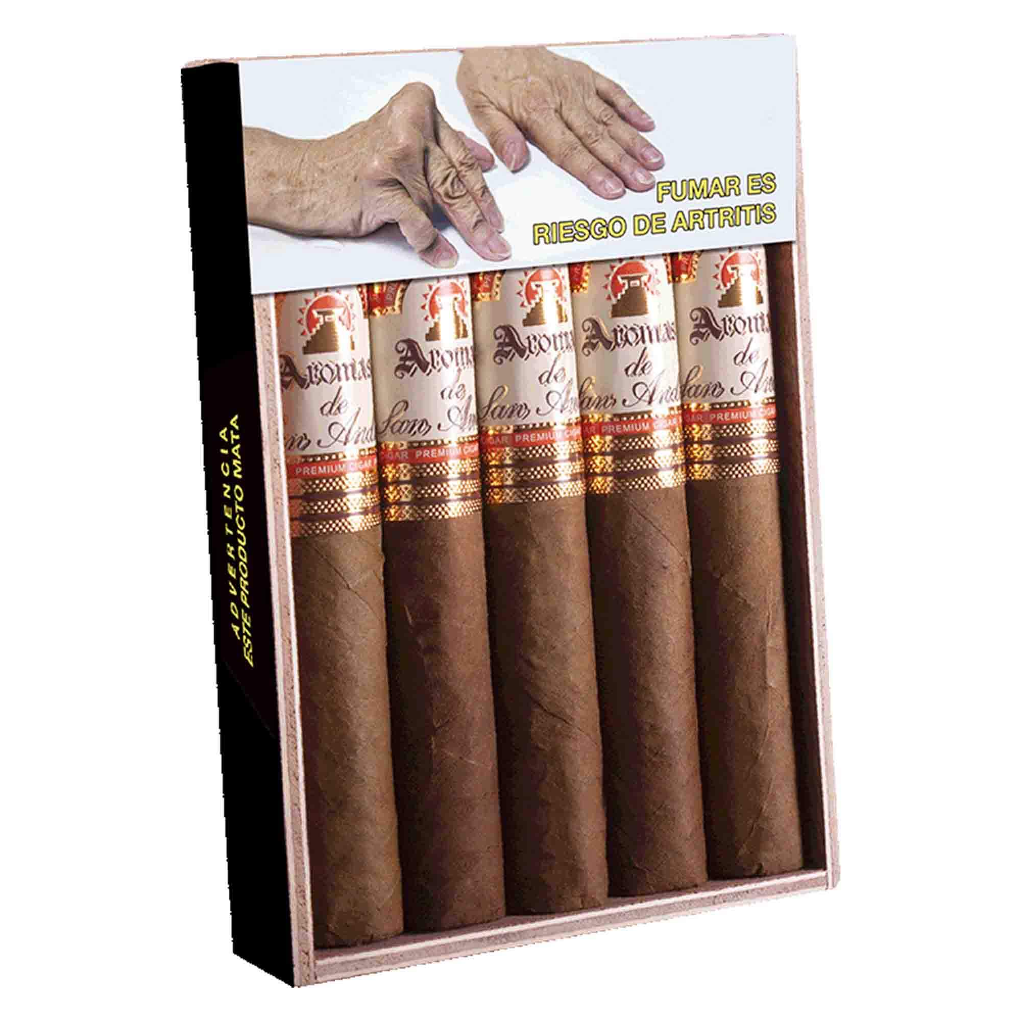 AROMAS SAN ANDRES AFICIONADO RESPALDO CON 5 PUROS
