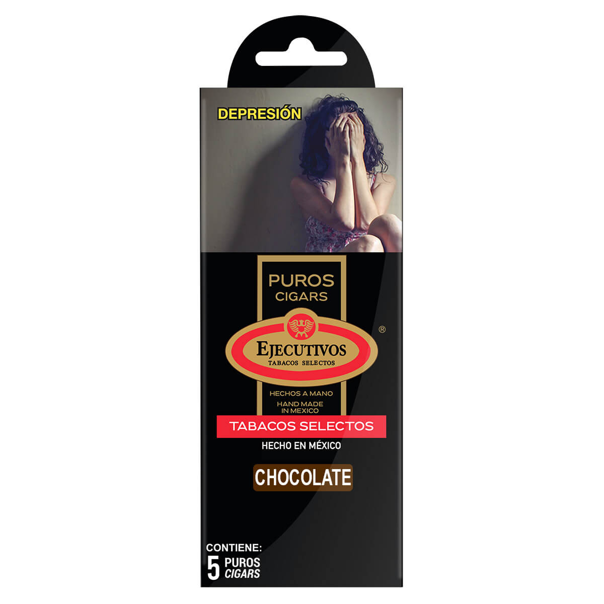 EJECUTIVOS # 7 CAJETILLA CON 5 PUROS (CHOCOLATE)