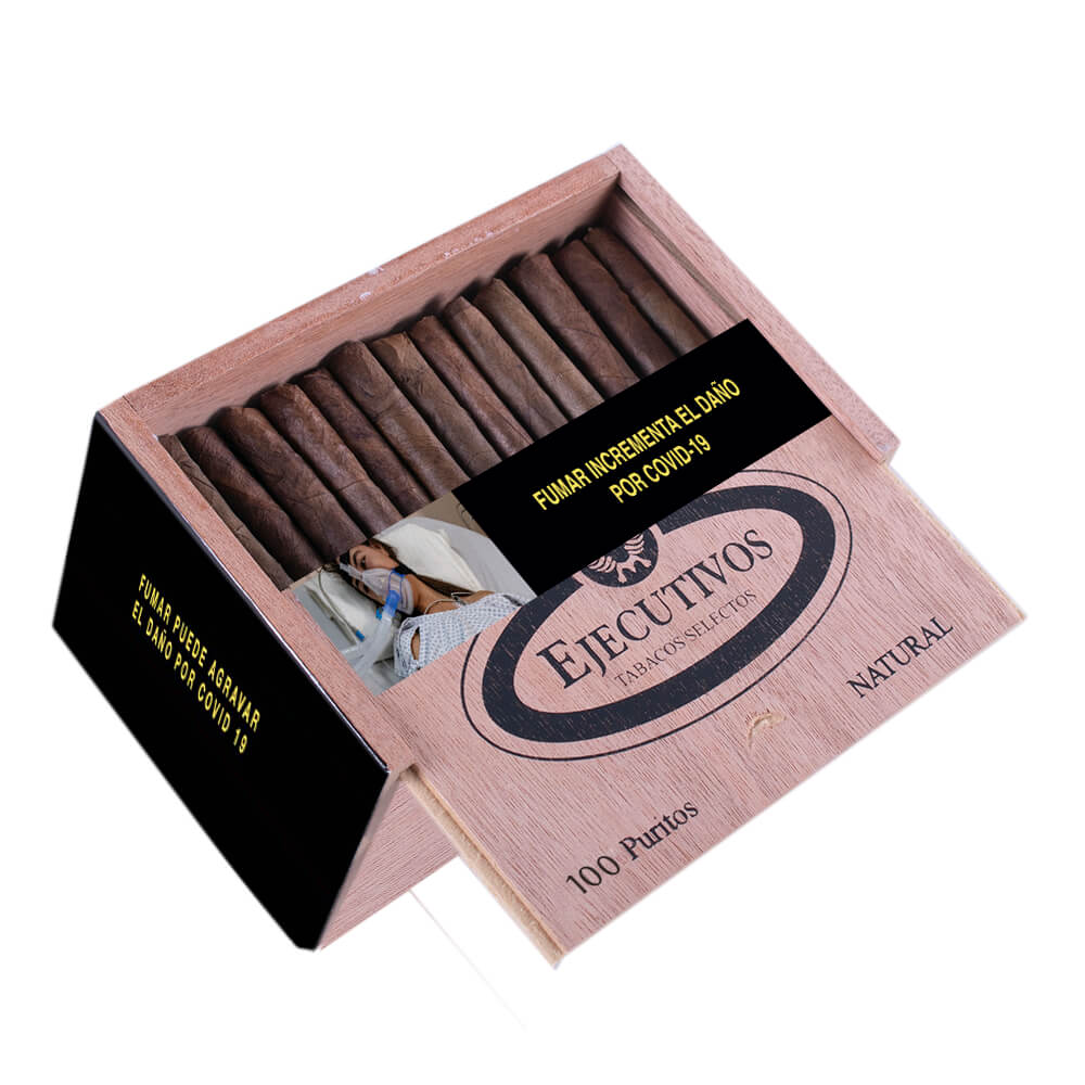 EJECUTIVOS # 8 CAJITA CON 100 PUROS (NATURAL)