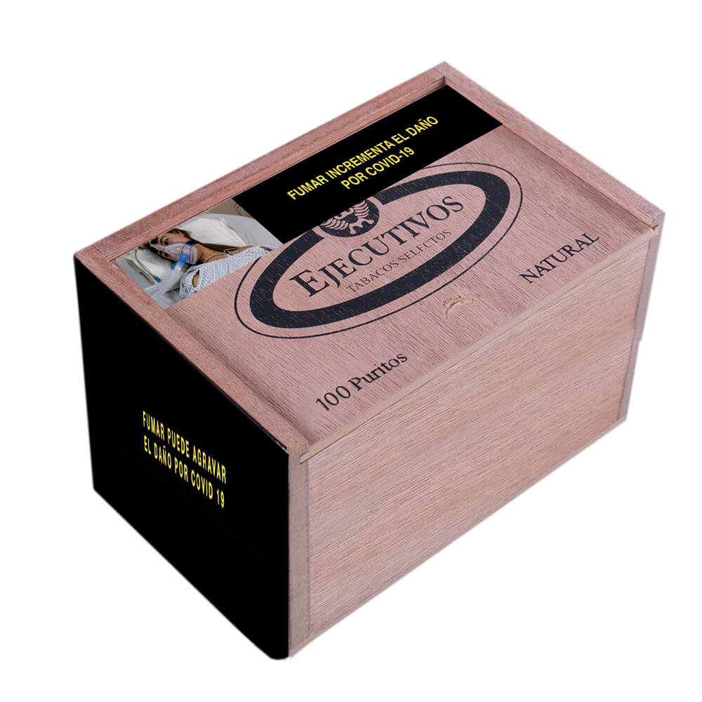 EJECUTIVOS # 8 CAJITA CON 100 PUROS (NATURAL) - Image 2