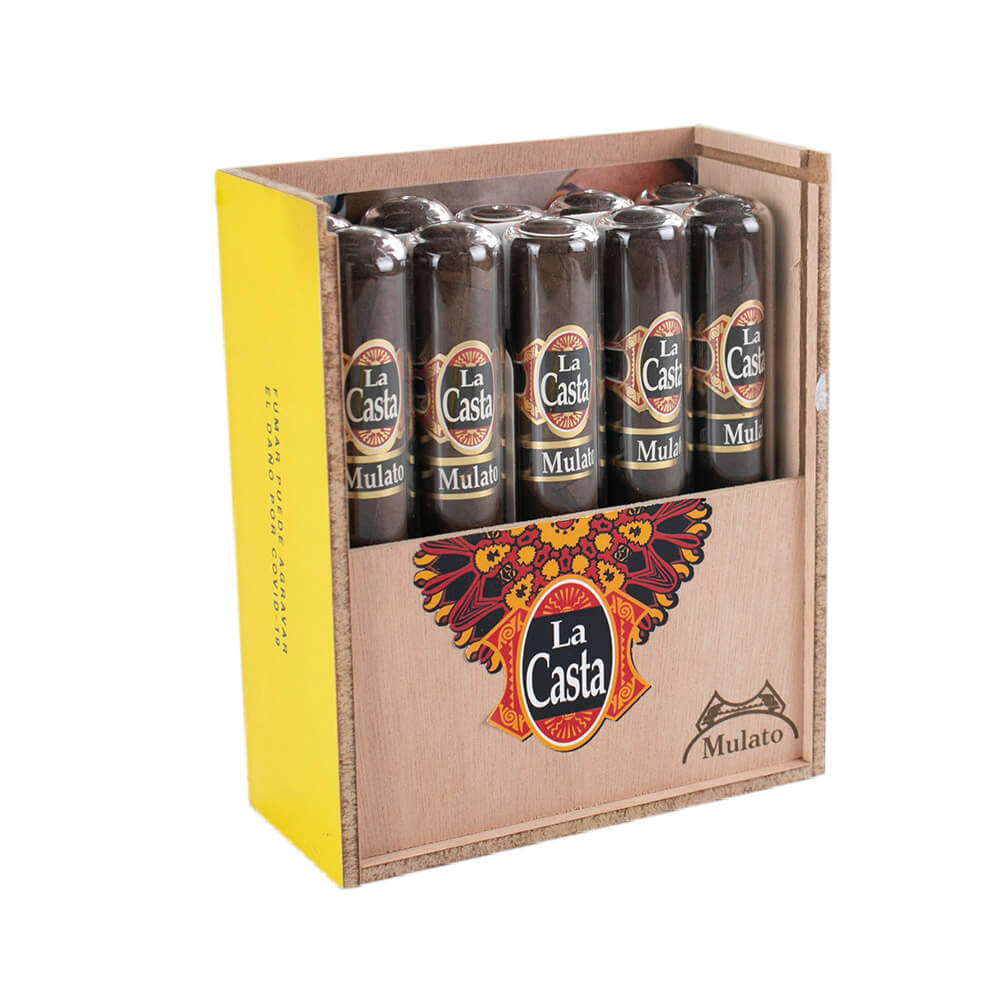 LA CASTA MULATO ROBUSTO CAJA CON 10 PUROS EN TUBO DE CRISTAL