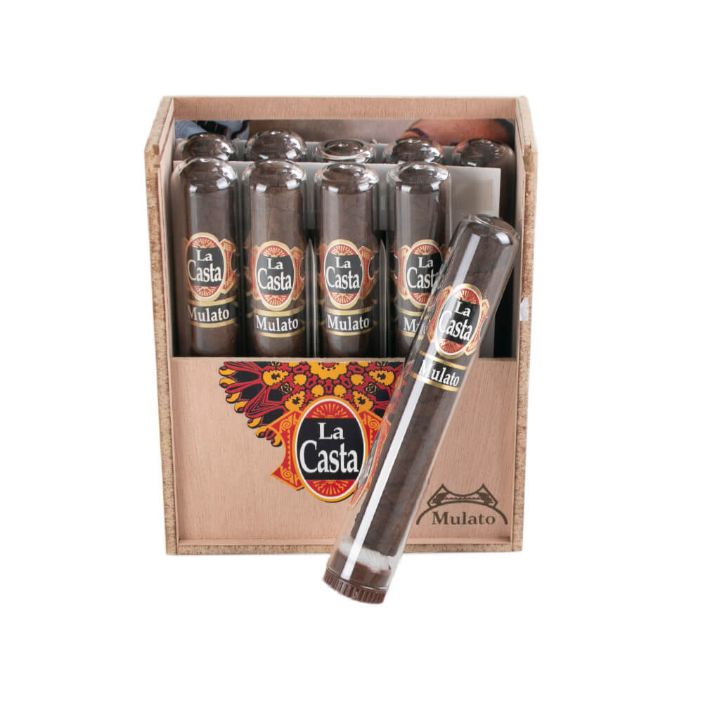 LA CASTA MULATO ROBUSTO CAJA CON 10 PUROS EN TUBO DE CRISTAL - Image 2
