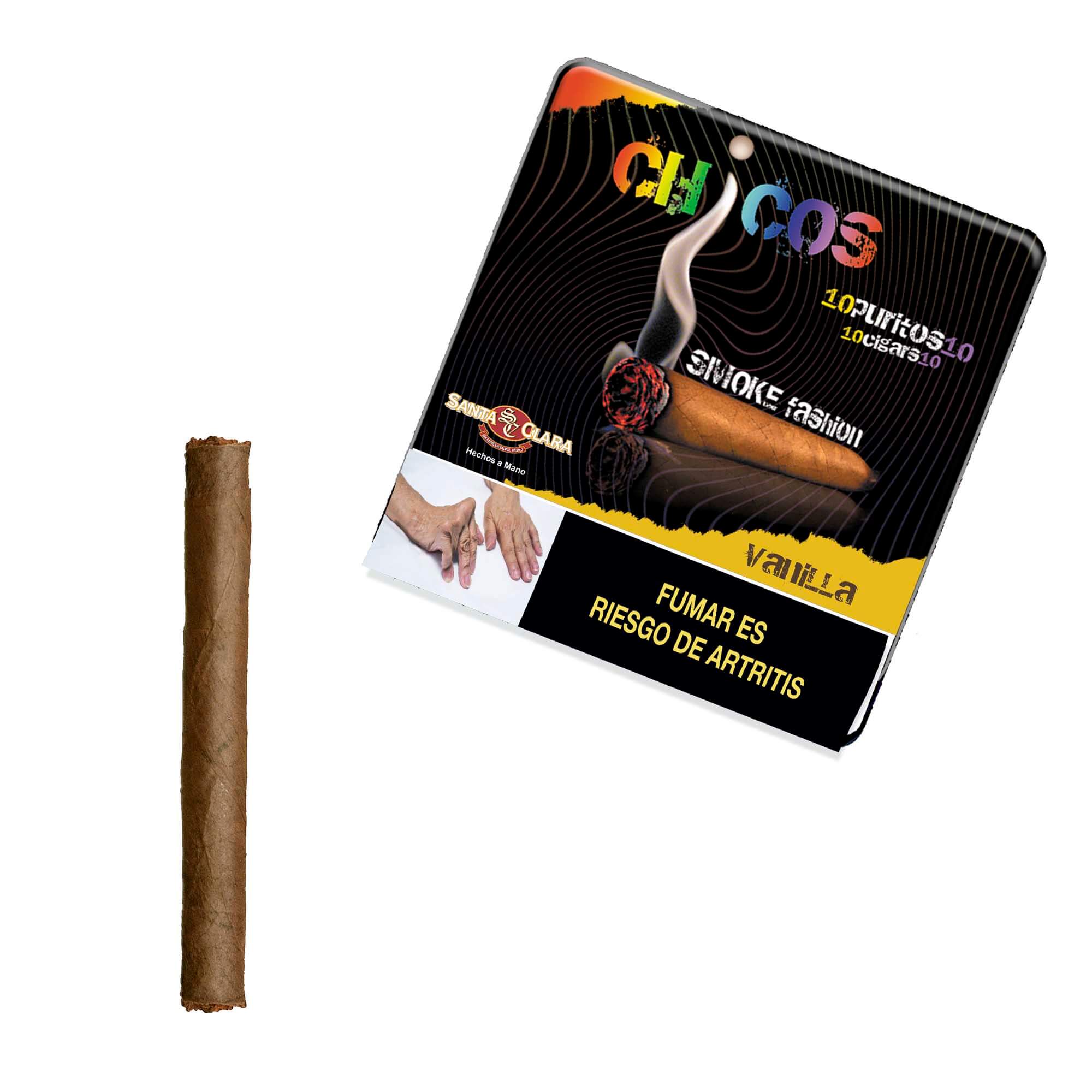 SANTA CLARA 1830 CHICOS ESTUCHE CON 10 PUROS VAINILLA