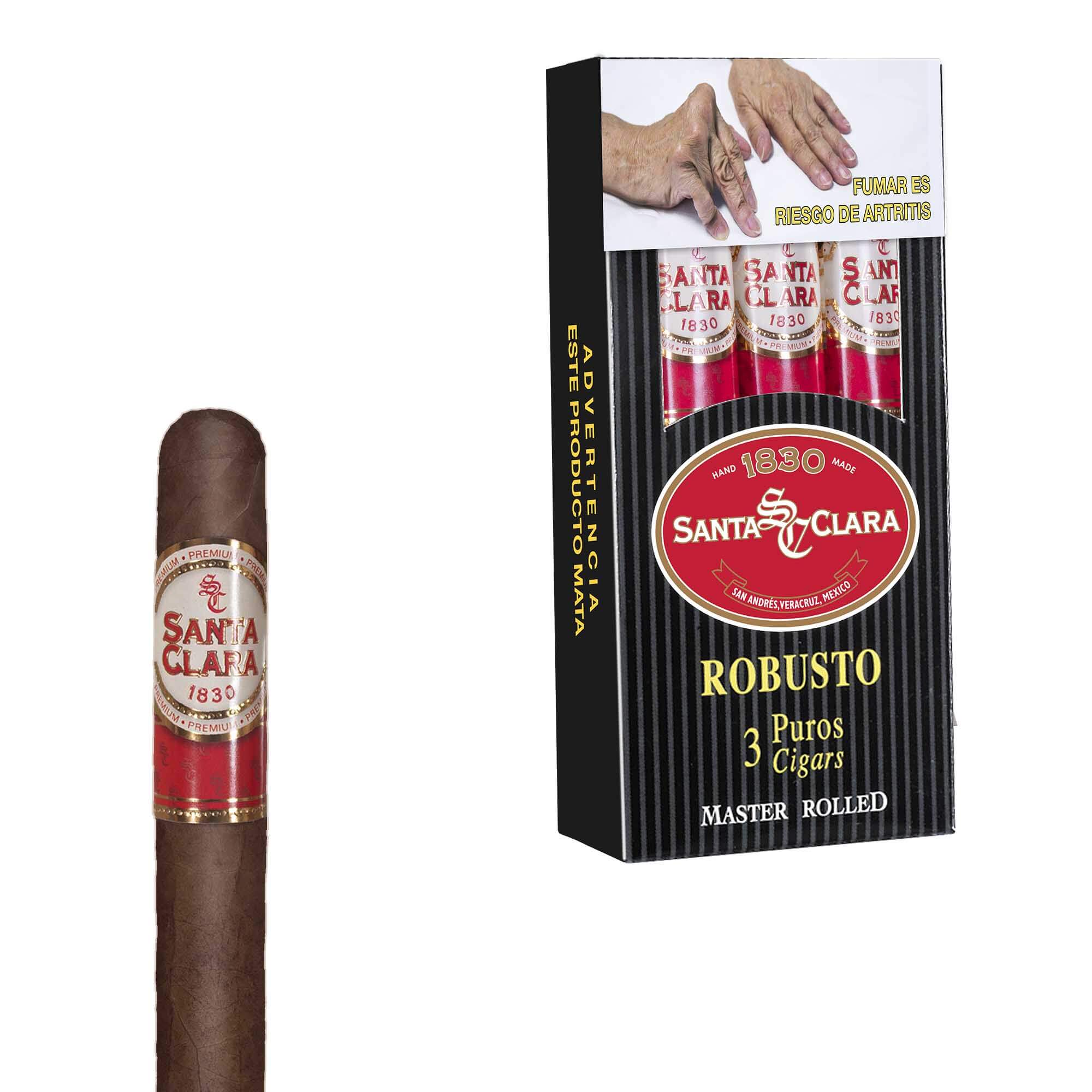 SANTA CLARA 1830 ROBUSTO CON 3 PUROS