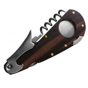 CORTAPURO CAOBA CON ACCESORIOS PARA BAR