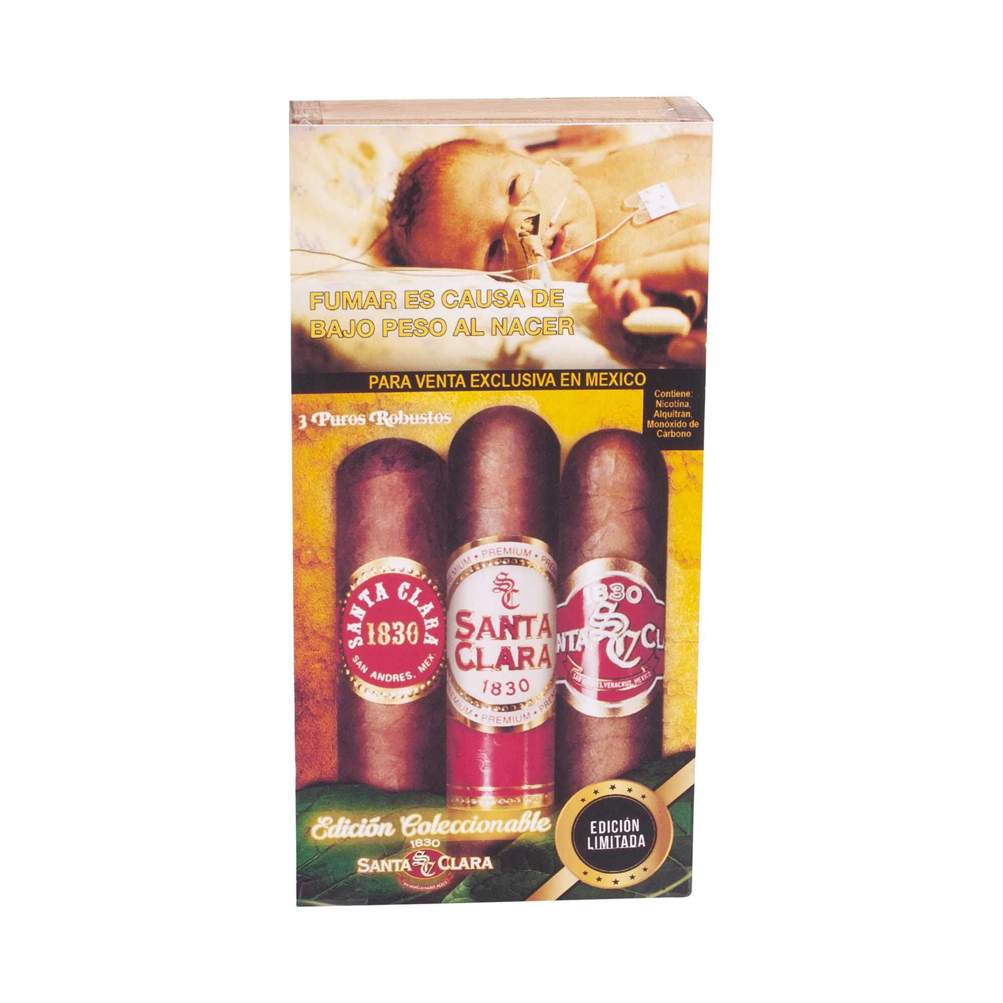 SANTA CLARA 1830 ROBUSTO RESPALDO CON 3 PUROS - EDICION COLECCIONISTAS - Image 3