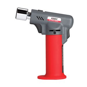 ENCENDEDOR ZIPPO BUTANE TORCH COLOR ROJO CON GRIS