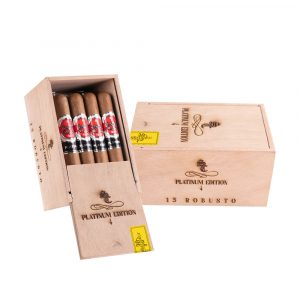 SANTA CLARA 1830 PLATINUM ROBUSTO CONNECTICUT CAJA NATURAL CON 15 PUROS