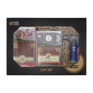 SET AROMAS SAN ANDRÉS ROBUSTO, SANTA CLARA 1830 #VI , SOPLETE Y CORTAPUROS DOBLE ACCIÓN NEGRO